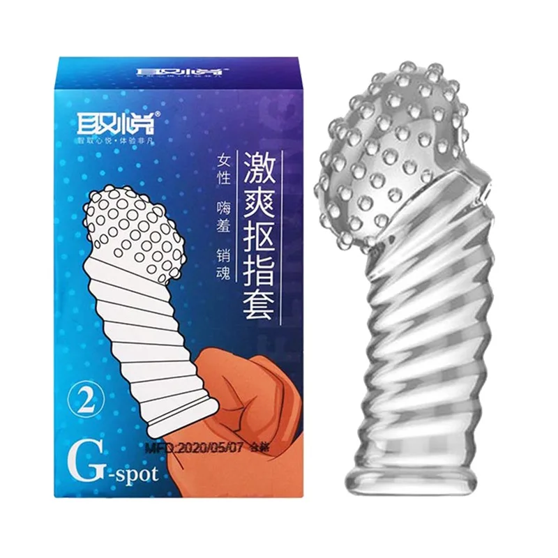 Bao cao su ngón tay Aichao G-spot gai nổi lớn kích thích mạnh