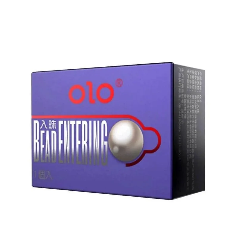 Bao cao su OLO 0.01 Bead Entering - Siêu mỏng bi tăng thêm 3cm - Hộp 10 cái — ảnh 3