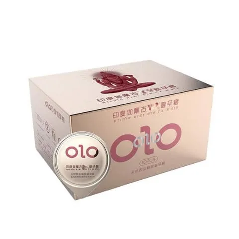 Bao cao su OLO 0.01 Gamma siêu mỏng kéo dài hưng phấn 10 cái