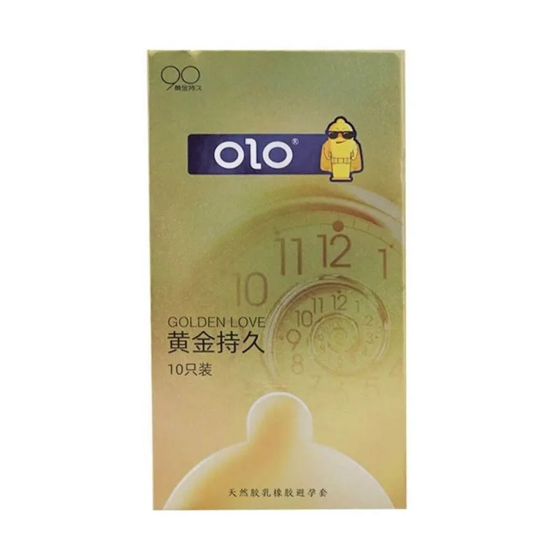 Bao cao su OLO 0.01 Gold siêu mỏng kéo dài thời gian an toàn 10 cái — ảnh 3