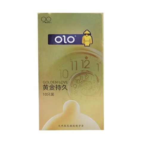 Bao cao su OLO 0.01 Gold siêu mỏng kéo dài thời gian an toàn 10 cái