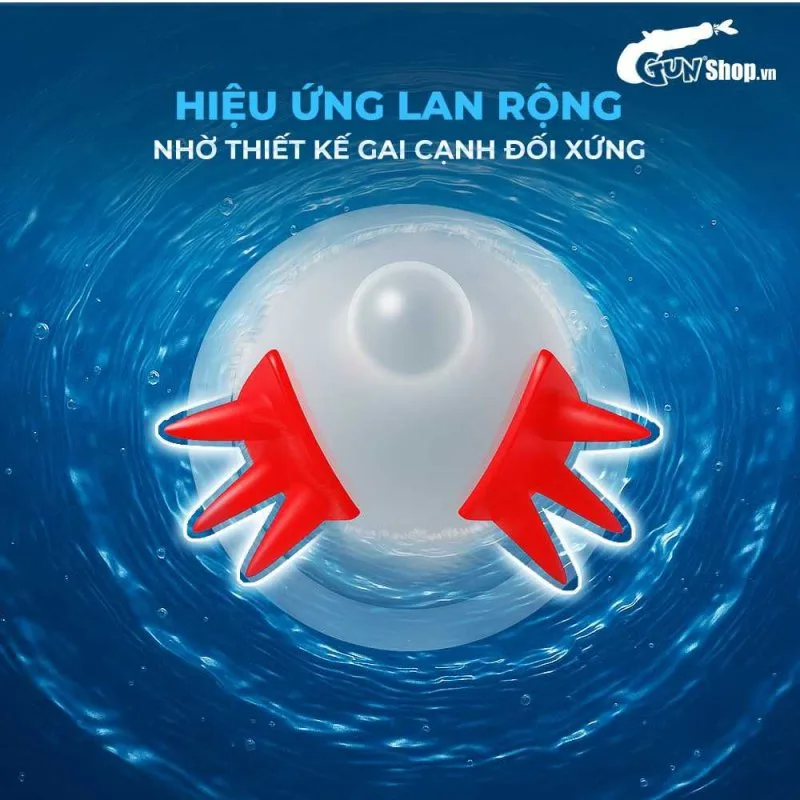 Bao cao su OLO Cá Thần Gai cạnh Tăng khoái cảm Hộp 1 cái bi silicon — ảnh 6