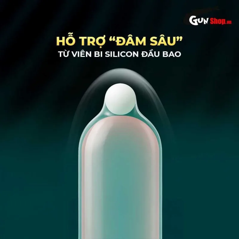 Bao cao su OLO Nai gai đầu Hộp 1 cái tặng bi silicon mềm mại — ảnh 6