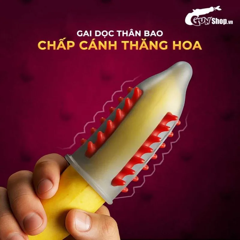 Bao cao su OLO Phượng Hoàng gai đứng hộp 1 cái tặng bi silicon — ảnh 6