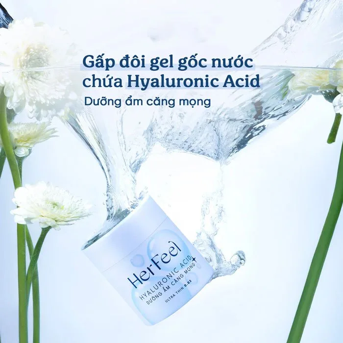 Bao Cao Su PlayAh HerFeel Hyaluronic Acid 003 Hương Nước Hoa Pháp Siêu Mỏng Dưỡng Ẩm — ảnh 4