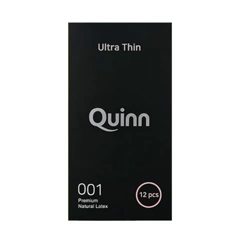 Bao cao su Quinn Ultra Thin siêu mỏng hộp 12 cái an toàn