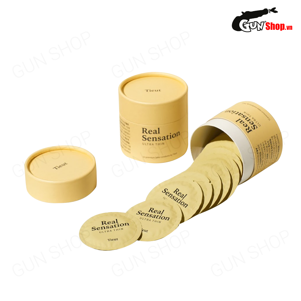 Bao cao su Real Sensation siêu mỏng cao cấp hộp 12 cái an toàn — ảnh 4