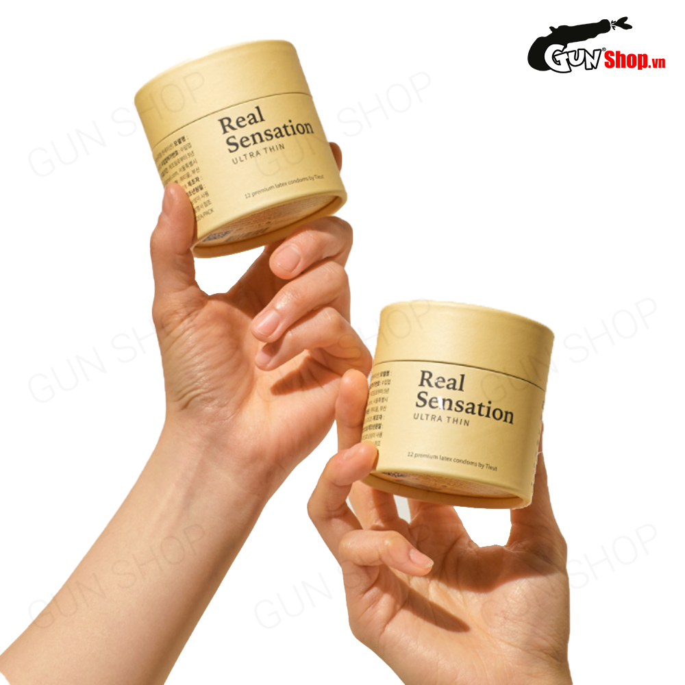 Bao cao su Real Sensation siêu mỏng cao cấp hộp 12 cái an toàn — ảnh 5