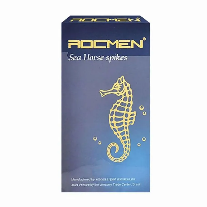 Bao cao su Rocmen Sea Horse Spikes hộp 10 kéo dài cực khoái — ảnh 3