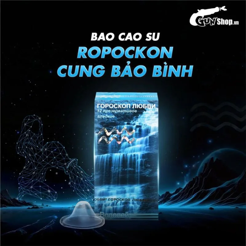 Bao cao su Ropockon mỏng 0.03mm hương dâu 12 cái Bảo Bình — ảnh 4