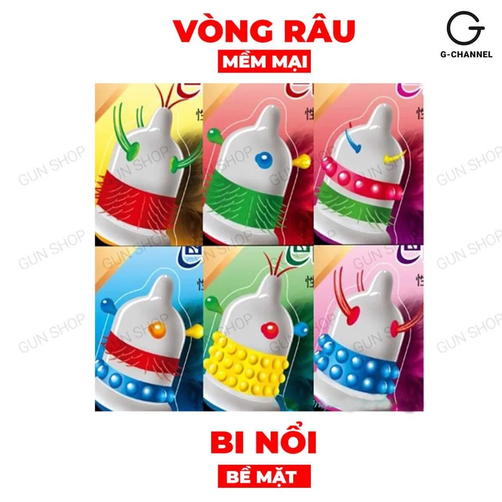 Bao cao su Runbo gân gai lớn 6 cái siêu mượt an toàn — ảnh 3