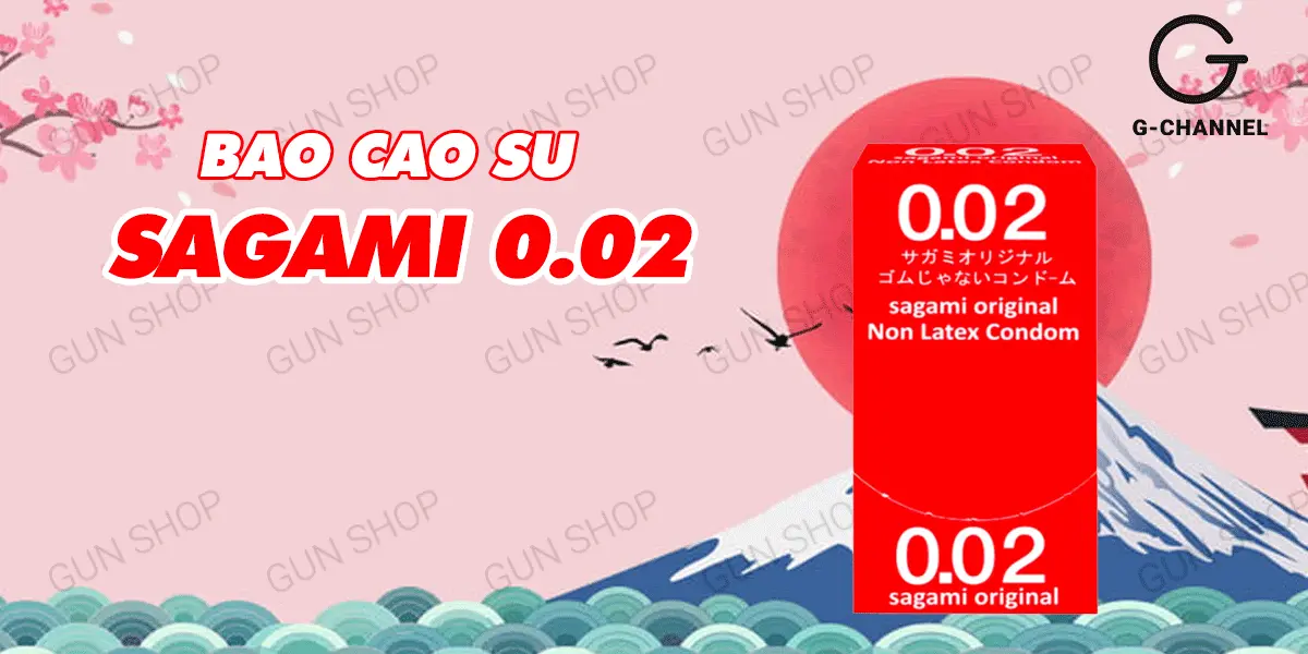 Bao cao su Sagami siêu mỏng 0.02mm hộp 12 cái hàng chính hãng — ảnh 2