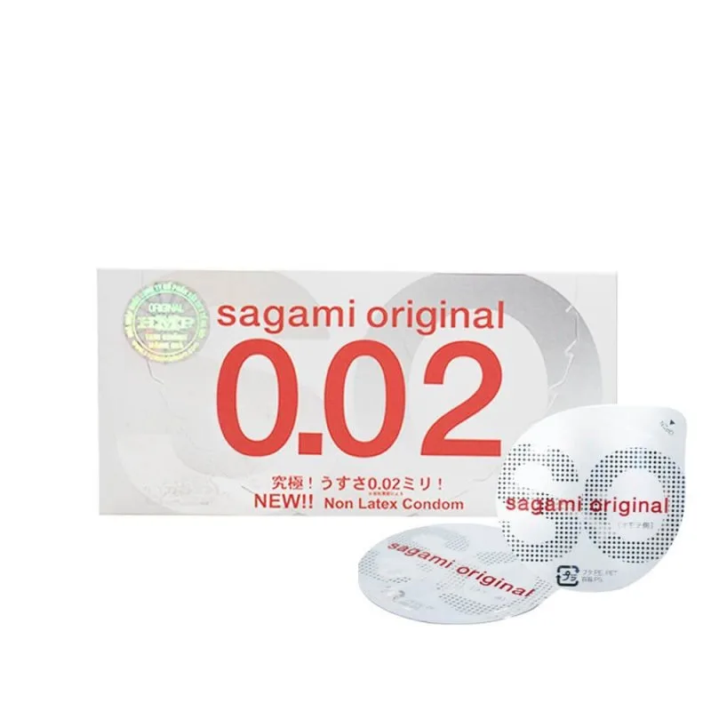 Bao cao su Sagami 002 siêu mỏng 0.02mm - Hộp 2 cái hàng chính hãng — ảnh 3