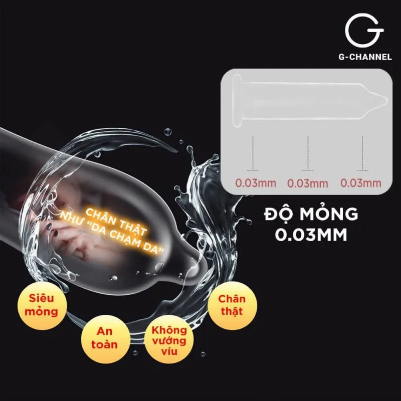 Bao cao su Sagami Feel Up - Siêu điểm nổi - Hộp 10 cái — ảnh 5
