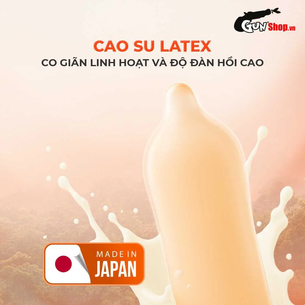 Bao cao su Sagami Xtreme Love Me Gold Cam Hộp 10 cái, an toàn, thoải mái — ảnh 3