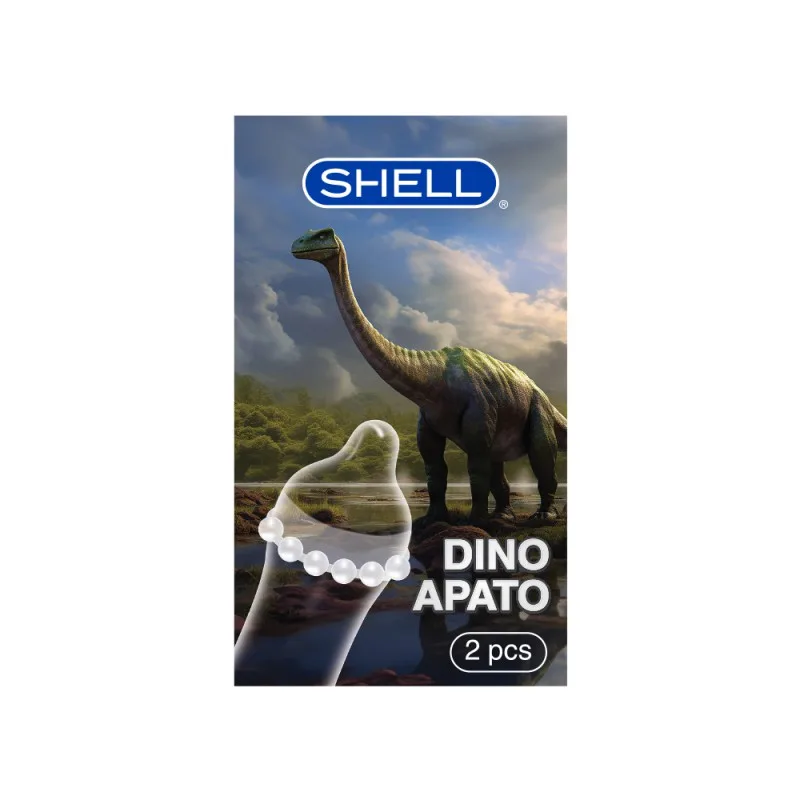 Shell Dino Apato 12 bi lớn + Shell Performax 2 cái - Chuẩn an toàn, khoái cảm