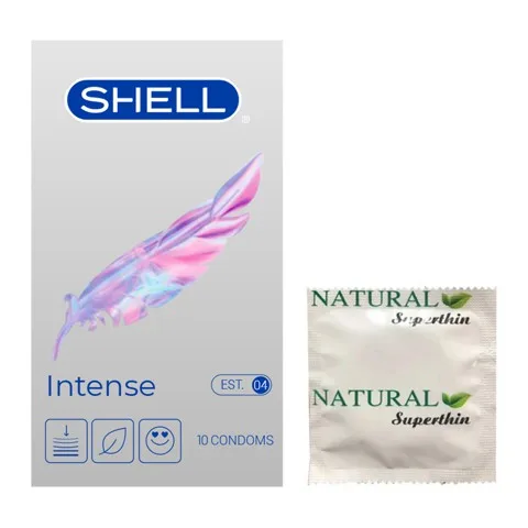 Bao cao su Shell Intense siêu mỏng 0.04mm - Hộp 10 cái giá tốt