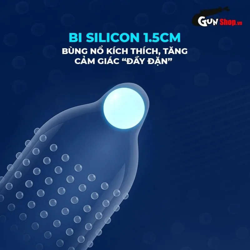 Bao cao su Shell Love Bead gân nổi tăng khoái cảm kéo dài 1.5cm hộp 5 — ảnh 6