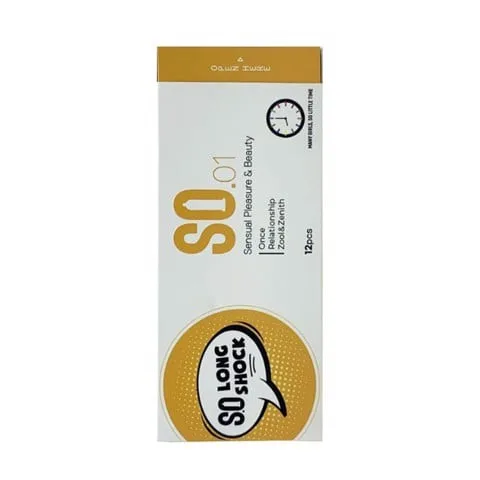 Bao cao su SO Long Shock siêu mỏng kéo dài cực thích hộp 12 cái