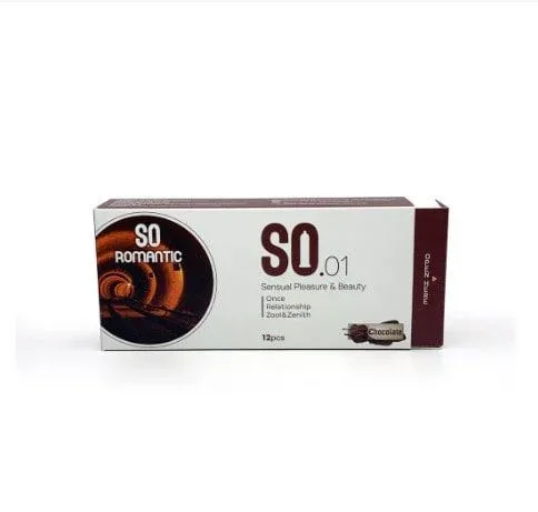Bao cao su SO Romantic mỏng siêu mềm hương chocolate hộp 12 — ảnh 3