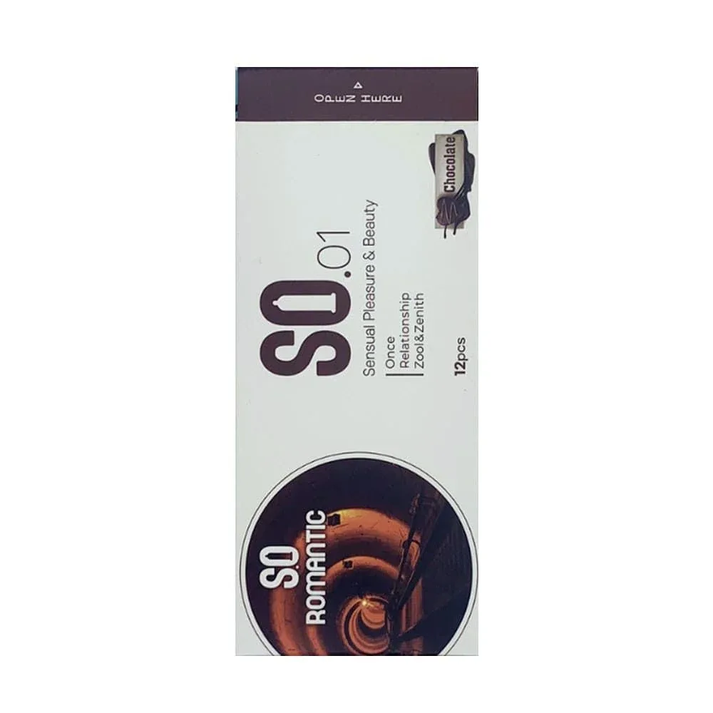 Bao cao su SO Romantic mỏng siêu mềm hương chocolate hộp 12 — ảnh 2