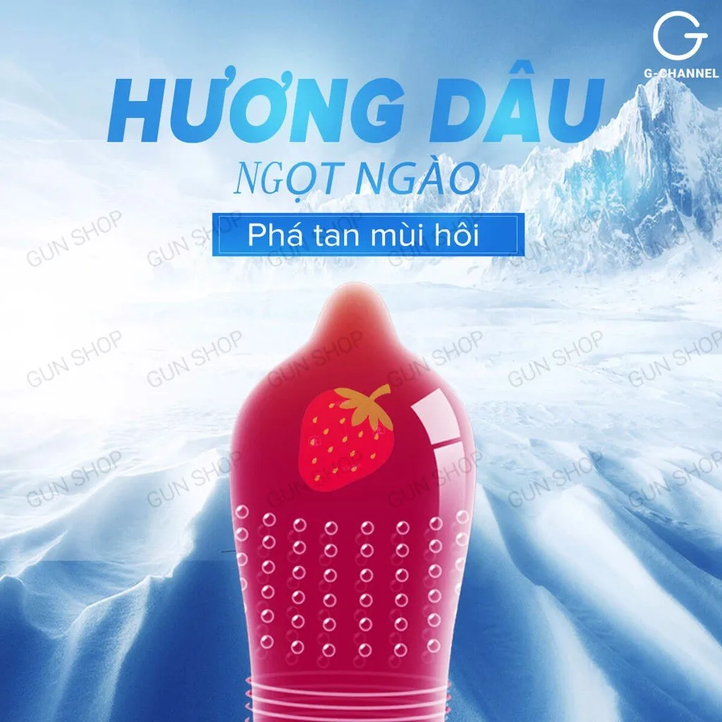 Bao cao su Strast hương dâu thơm mát hộp 72 cái giá tốt — ảnh 5