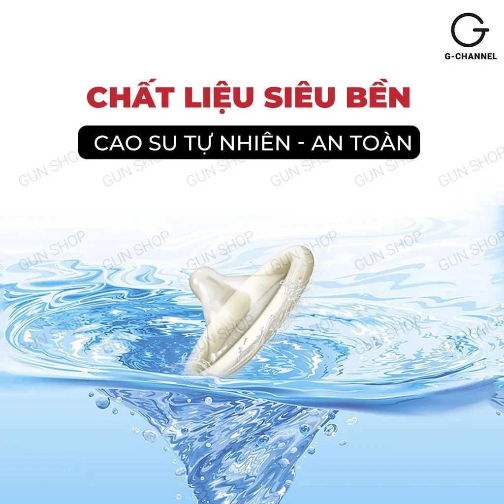 Bao cao su Toshiro Long Shock 4in1 - Kéo dài thời gian - Hộp 10 cái — ảnh 4