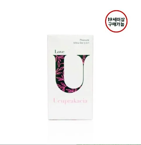 Bao cao su Ucuprakacia Pleasure Ultra-Dot 3 in 1 siêu mỏng tăng khoái cảm