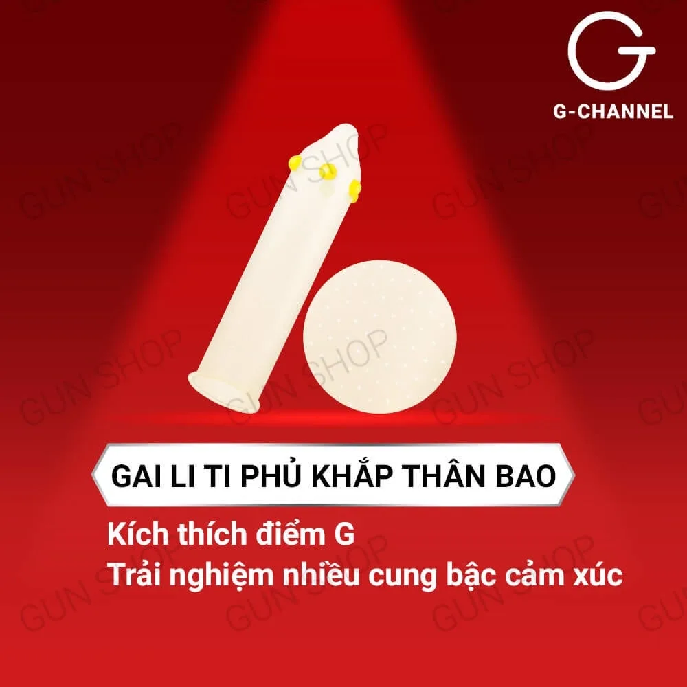 Bao cao su X-men siêu bi gai li ti, hộp 1 cái, tăng khoái cảm — ảnh 6