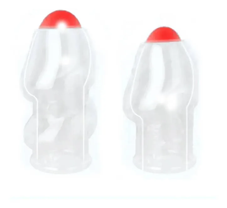 Bao cao su đôn dên tăng kích thước Aichao Thin Xanh - Hở quy đầu — ảnh 3