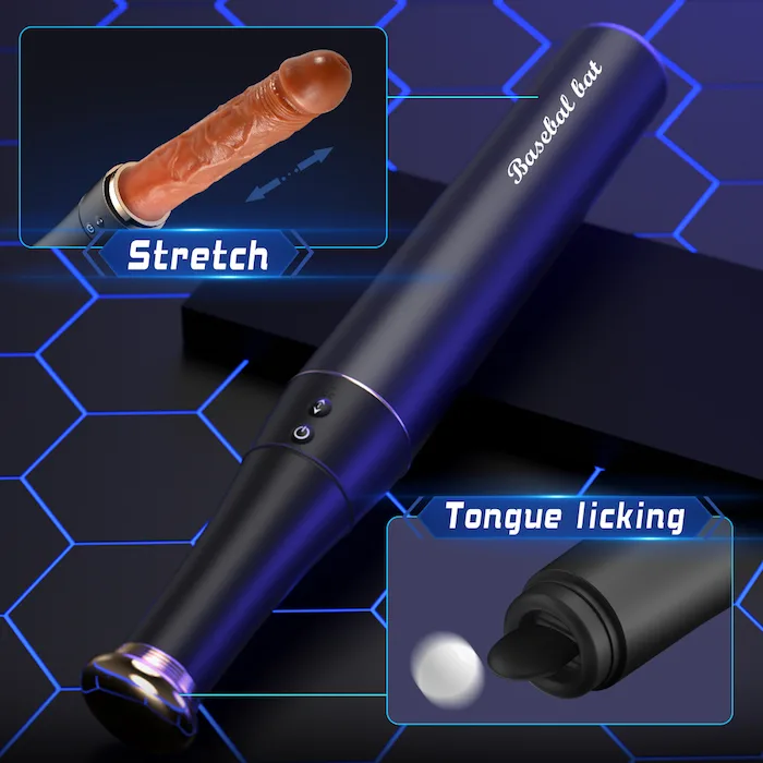 Dương vật giả 2 đầu Lilo Baseball Bat rung thụt liếm ngụy trang gậy bóng chày Dương vật giả 2 đầu Lilo Baseball Bat rung thụt liếm ngụy — Đặc biệt, thiết kế 2 trong 1 giúp kích thích đồng thời
