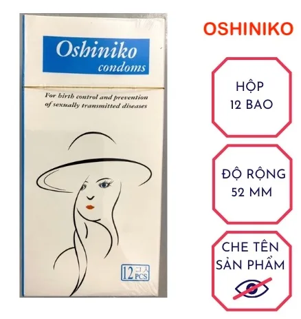 Bao cao su Oshiniko siêu mỏng gân gai hộp 12 chiếc Nhật Bản — ảnh 2