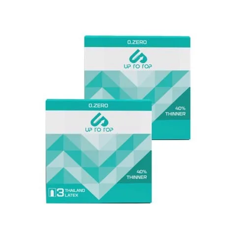 Bộ 2 Hộp Bao Cao Su Up To Top 0.Zero Siêu Mỏng, An Toàn Tối Ưu