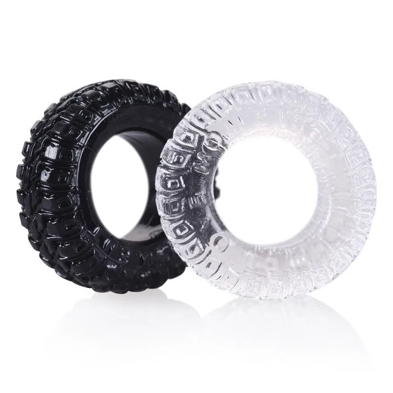 Bộ 2 vòng đeo dương vật Love Moment Rally Tire hình lốp xe — ảnh 2