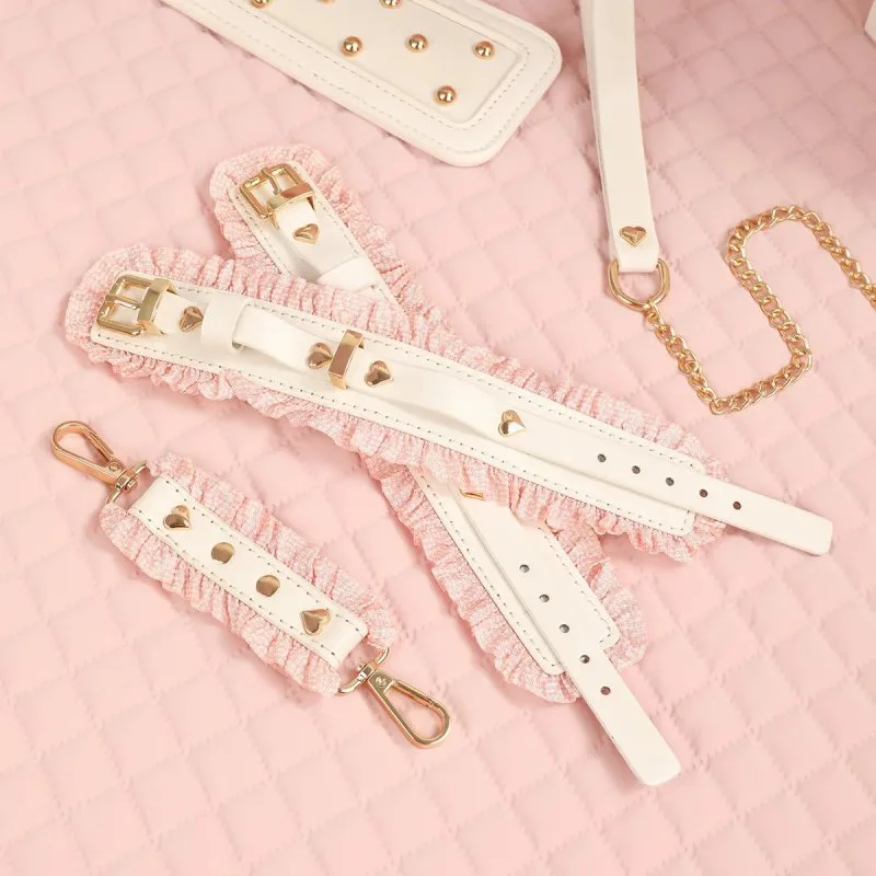 Bộ Bondage Pink Maid - Phụ Kiện BDSM Nhập Vai Hầu Gái Quyến Rũ — ảnh 5