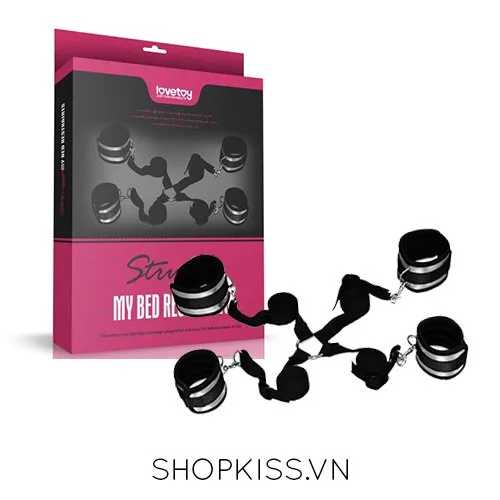 Bộ còng tay chân Lovetoy Struggle kích thích đam mê mạnh mẽ — ảnh 2