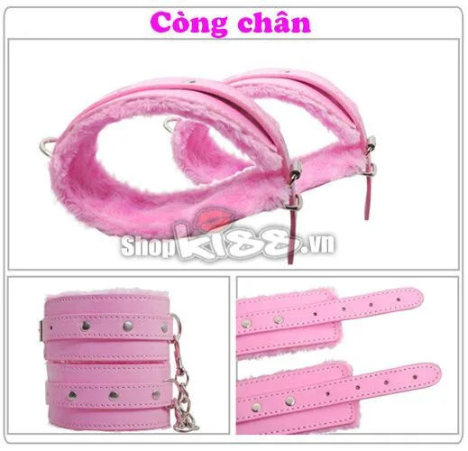 Bộ đồ chơi bạo dâm 7 món hồng chất liệu cao cấp kích thích mãnh liệt