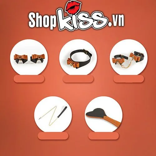 Bộ đồ chơi bạo dâm nô lệ tình dục bằng da Runyu — ảnh 5