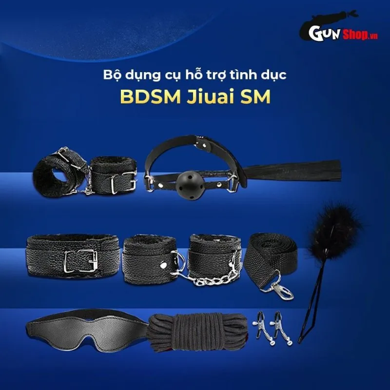 Bộ roi da BDSM Jiuai đẳng cấp, kích thích cảm giác, thăng hoa — ảnh 2