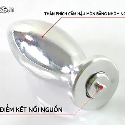Bộ dụng cụ xung điện massage hậu môn và dương vật cực phê — ảnh 5