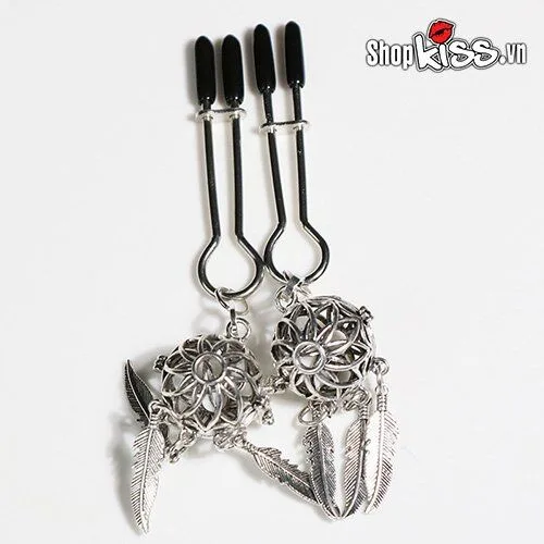 Bộ kẹp vú đính chuông phát sáng siêu đẹp hấp dẫn