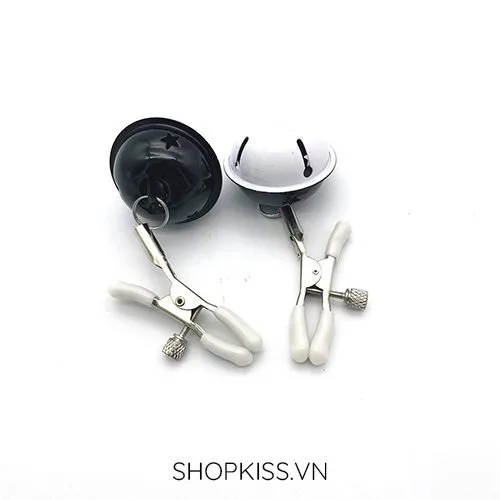 Bộ kẹp vú chuông lục lạc BZ09V siêu kích thích, chất liệu kim loại cao cấp — ảnh 2