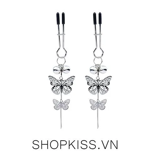 Bộ kẹp vú họa tiết bướm siêu gợi cảm hút mắt kích thích đam mê — ảnh 2