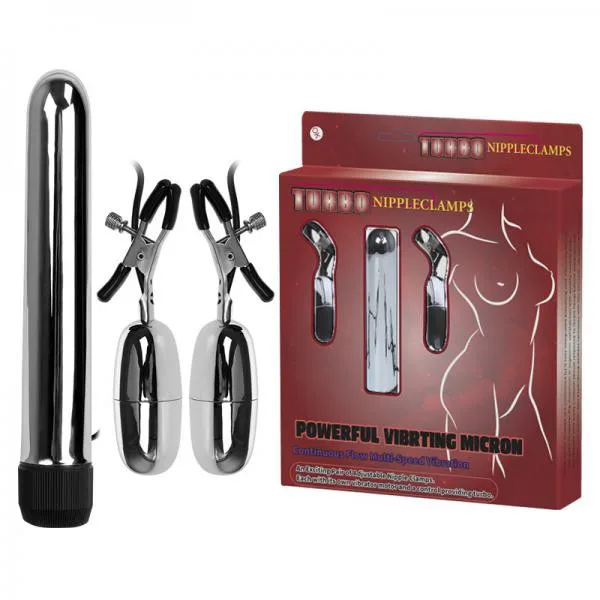 Bộ đồ chơi tình yêu điểm G, trứng rung Turbo kẹp núm kích thích
