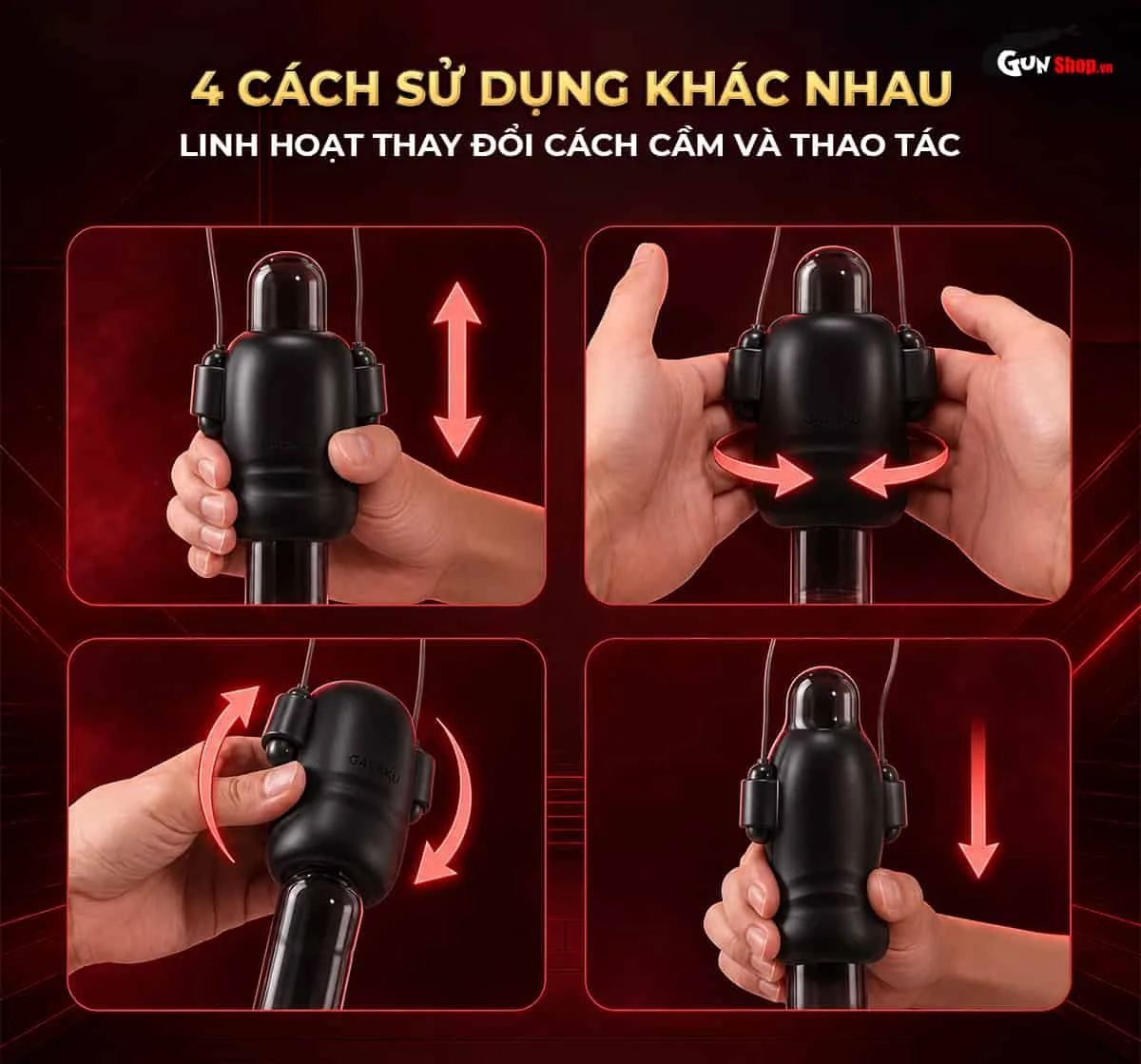 Bộ Thủ Dâm Nam 2 Đầu Galaku, Siêu Mềm, Tăng Khoái Cảm — ảnh 9