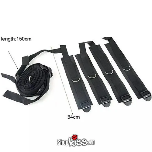 Bộ trói tay chân bạo dâm trên giường tăng hưng phấn — ảnh 6
