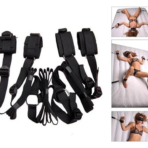 Bộ trói tay chân bạo dâm trên giường tăng hưng phấn — ảnh 7