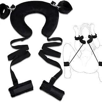 Bộ Trói Tay Chân Cổ Gối Chữ U Đệm Bông Đồ Chơi BDSM Cao Cấp — ảnh 3
