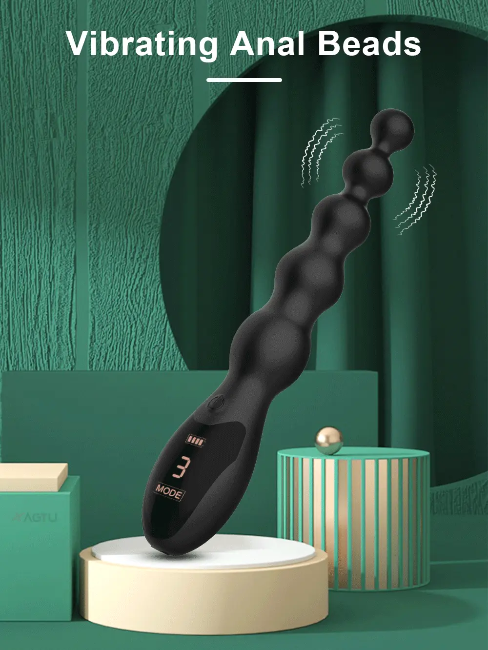 Que rung hậu môn massage tiền liệt tuyến màn hình LED cao cấp — ảnh 2