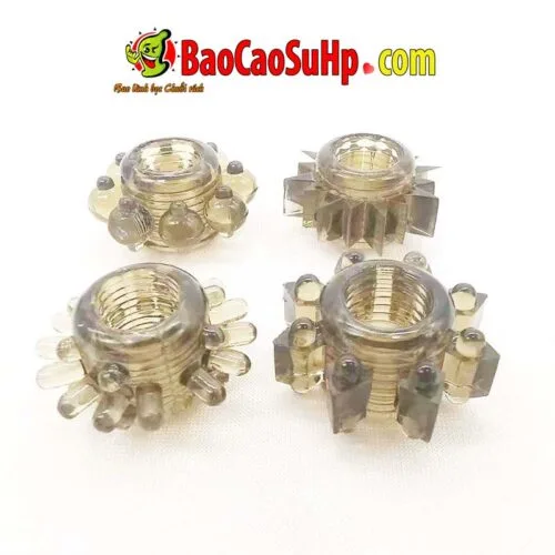 Bộ vòng đeo dương vật Coc Super XHN Support Ring gồm 4 vòng TPE siêu mềm mại — ảnh 4